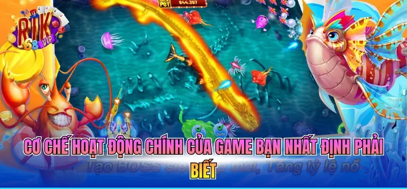 Mẹo Bắn Cá Hiệu Quả - Bí Kíp Tăng Tỷ Lệ Thắng 2026 2 Cơ chế hoạt động chính của game bạn nhất định phải biết